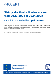 Obědy do škol v Karlovarském kraji